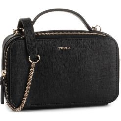 Torebka FURLA - Babylon 1033114 E EAC8 B30 Onyx. Czarne torebki klasyczne damskie Furla, bez wzorów, ze skóry, klasyczne, na ramię, bez dodatków. Za 779,00 zł.