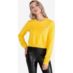 Calvin Klein Monogram Bluza Żółty. Żółte bluzy damskie Calvin Klein, l, z haftami, z bawełny, bez rękawów, bez kaptura. Za 326,95 zł.