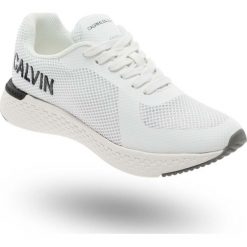SNEAKERSY CALVIN KLEIN JEANS. Białe sneakersy męskie Calvin Klein Jeans, na sznurówki. Za 365,00 zł.