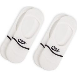 Zestaw 2 par stopek unisex NIKE - SX7168 100 Biały. Białe skarpetki damskie Nike, bez wzorów, z bawełny. Za 59,00 zł.