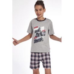 Chłopięca piżama Young Freedom. Szare bielizna chłopięca marki Cornette, z nadrukiem, z bawełny. Za 69,99 zł.