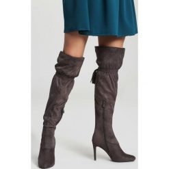 Ciemnoszare Kozaki Fun In The Winter. Szare buty zimowe damskie vices, na wysokim obcasie. Za 109,99 zł.
