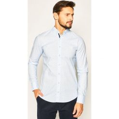 Koszula Boss Mabsoot 50425313. Niebieskie koszule męskie Boss, xxl, bez wzorów, z elastanu, casualowe, bez kołnierzyka, bez rękawów. Za 399,00 zł.