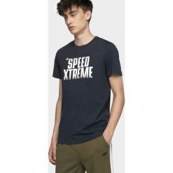 T-shirt męski TSM004 - ciemny granat melanż. T-shirty męskie xxl, melanż. W wyprzedaży za 39,99 zł.