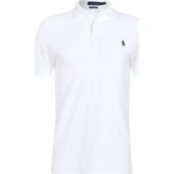 Polo Ralph Lauren CUSTOM SLIM FIT Koszulka polo white. Białe koszulki polo Polo Ralph Lauren, m, z bawełny. Za 419,00 zł.