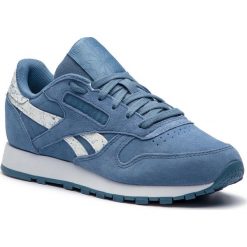 Buty Reebok - Cl Lthr CN4385 Blue Slate/White. Niebieskie buty sportowe damskie Reebok, bez wzorów, ze skóry, sportowe. W wyprzedaży za 269,00 zł.