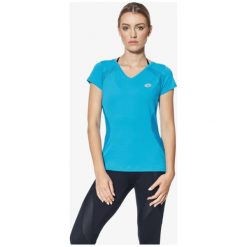 Lotto Koszulka Ss Ursula Vi Pl W , niebieski, rozmiar XS. Niebieskie t-shirty damskie Lotto, s, bez wzorów, ze skóry, sportowe, bez kołnierzyka. W wyprzedaży za 47,99 zł.