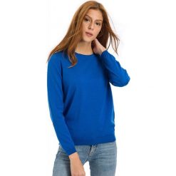 Galvanni sweter damski Sli S niebieski. Niebieskie swetry damskie GALVANNI, s, bez wzorów, bez rękawów, bez kaptura. Za 239,00 zł.