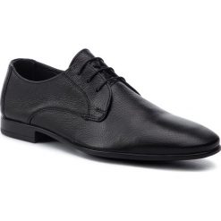 Półbuty KAZAR - Esteli 37085-01-00 Black. Czarne buty wizytowe męskie Kazar, bez wzorów, ze skóry, eleganckie, bez zapięcia. W wyprzedaży za 329,00 zł.