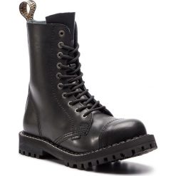 Glany STEEL - 106/O/B Black. Czarne glany męskie Steel, bez zapięcia. Za 279,00 zł.