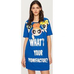 Koszule nocne i halki: Koszula nocna powerpuff girls – Niebieski