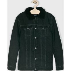 Pepe Jeans - Kurtka dziecięca Skylar 128-176 cm. Czarne kurtki dziewczęce z bawełny, krótkie. W wyprzedaży za 139,90 zł.