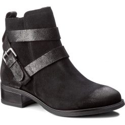 Botki TAMARIS - 1-25053-29 Black 001. Czarne botki damskie marki Tamaris, ze skóry, na obcasie. W wyprzedaży za 229,00 zł.