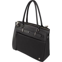 Wenger damska torebka na laptopa ZOE - 16", 605496, czarna. Czarne torby na laptopa Wenger, w paski. Za 449,00 zł.