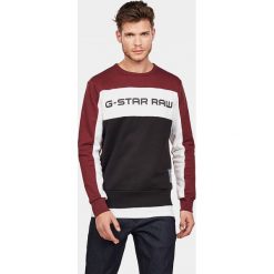Bluza "Swando" w kolorze czerwono-czarnym. Czerwone bluzy męskie G-Star, m, z nadrukiem, z okrągłym kołnierzem, bez rękawów, bez kaptura. W wyprzedaży za 205,95 zł.