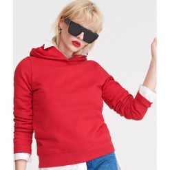 Bluza z kapturem - Czerwony. Czerwone bluzy damskie Reserved, s, bez wzorów, bez rękawów, z kapturem. Za 69,99 zł.