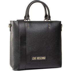 Torebka LOVE MOSCHINO - JC4266PP0AKM000A Nero. Czarne torebki klasyczne damskie Love Moschino, z aplikacjami, ze skóry ekologicznej, klasyczne, zdobione, bez dodatków. W wyprzedaży za 479,00 zł.