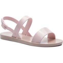 Sandały MELISSA - Lip Ad 32573 Beige/Pink 50739. Różowe klapki damskie Melissa, bez wzorów, z tworzywa sztucznego, bez obcasa. Za 279,00 zł.