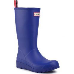 Kalosze HUNTER - Original Play Boot Tall WFT2007RMA Electric Storm. Niebieskie kalosze damskie Hunter, na imprezę, z tworzywa sztucznego, bez obcasa, bez zapięcia. W wyprzedaży za 329,00 zł.
