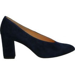 Czółenka - VEKK78 BLU W. Czarne buty ślubne damskie Venezia, ze skóry. Za 319,00 zł.