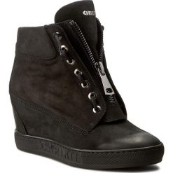 Sneakersy CARINII - B3924 360-000-000-B88. Czarne sneakersy damskie Carinii, z materiału. W wyprzedaży za 309,00 zł.