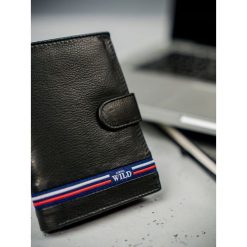 Portfel męski skórzany Always Wild N4L-GV czarny - Czarny. Czarne portfele męskie ALWAYS WILD, bez wzorów. Za 49,99 zł.