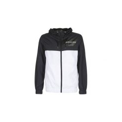 Kurtki wiatrówki Calvin Klein Jeans COLOR BLOCK HOODED JACKET. Czarne kurtki męskie marki Calvin Klein Jeans, xl, bez wzorów, z jeansu, bez kaptura. Za 527,20 zł.