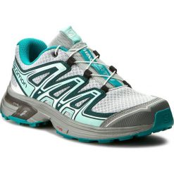Buty SALOMON - Wings Flyte 2 W 392490 21 W0 Pearl Blue/Deep Teal/Deep Peacock Blue. Szare buty damskie do biegania marki Salomon, w geometryczne wzory, ze skóry ekologicznej. W wyprzedaży za 299,00 zł.