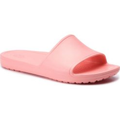 Klapki CROCS - Sloane Slide W 205742 Melon. Różowe klapki damskie Crocs, bez wzorów, z tworzywa sztucznego, bez obcasa. Za 99,00 zł.