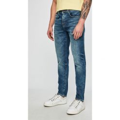 Selected - Jeansy. Niebieskie jeansy męskie Selected, z aplikacjami. W wyprzedaży za 159,90 zł.