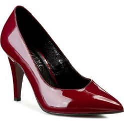 Creepersy damskie: Półbuty KOTYL - 7263 Bordo Lakier