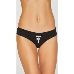 Undiz - Figi (3-pack). Czarne figi damskie marki Undiz, xs, z elastanu. W wyprzedaży za 39,90 zł.
