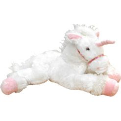 Przytulanki i maskotki: Maskotka Jednorożec 30 cm – biały (449062B)