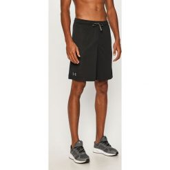 Under Armour - Szorty. Czarne spodenki sportowe męskie Under Armour, s, bez wzorów, z poliesteru, sportowe. Za 119,90 zł.