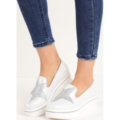Trampki i tenisówki damskie: Srebrne Slip On Stern