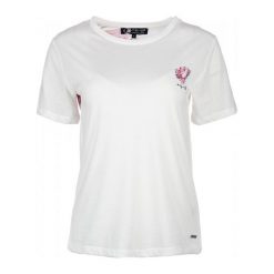 Pepe Jeans T-Shirt Damski Vanessa M Kremowy. Białe koszulki damskie marki Pepe Jeans, m, z nadrukiem, z jeansu. W wyprzedaży za 174,00 zł.