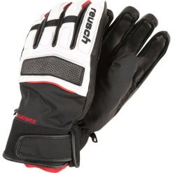 Reusch MASTERY Rękawiczki pięciopalcowe black/white / fire. Czarne rękawiczki damskie Reusch, z materiału. Za 419,00 zł.