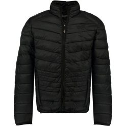 Kurtka przejściowa w kolorze czarnym. Czarne płaszcze męskie Canadian Peak, s, z aplikacjami, bez kaptura. W wyprzedaży za 175,95 zł.