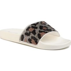 Klapki GIOSEPPO - Oceanside 59708 White. Szare klapki damskie Gioseppo, z aplikacjami, z tworzywa sztucznego, bez obcasa. W wyprzedaży za 119,00 zł.