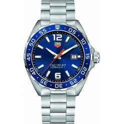 ZEGAREK TAG HEUER Formula 1 WAZ1010.BA0842. Niebieskie zegarki męskie marki TAG HEUER, ze stali. Za 5230,00 zł.