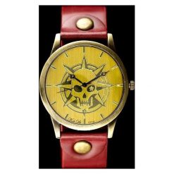 Zegarek ZEGAREK DAMSKI TAYMA - RETRO PUNK 32 -czerwony (zx594b) uniwersalny. Czerwone zegarki damskie NoName. Za 59,99 zł.
