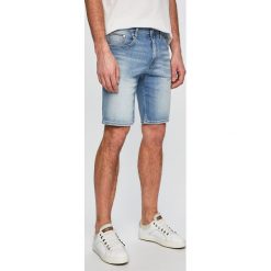 Tommy Hilfiger - Szorty Brooklyn. Niebieskie spodenki i szorty męskie TOMMY HILFIGER, bez wzorów, z elastanu, casualowe. Za 399,90 zł.