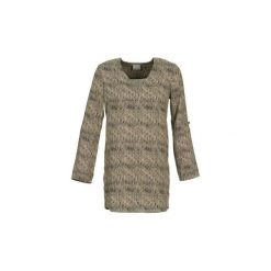 Sukienki krótkie Vero Moda COOLI. Brązowe sukienki damskie Vero Moda, s, bez wzorów, bez kołnierzyka, z krótkim rękawem, krótkie, mini. Za 119,20 zł.