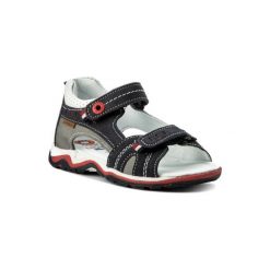 LASOCKI KIDS CI12-2566-03 Granatowy. Niebieskie sandały chłopięce Lasocki Kids, ze skóry, bez zapięcia. Za 89,99 zł.