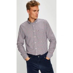 Tommy Hilfiger - Koszula. Szare koszule męskie na spinki TOMMY HILFIGER, l, w kratkę, z bawełny, button down, z długim rękawem. Za 359,90 zł.