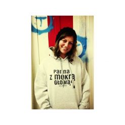 Panna z mokrą głową. Szare bluzy damskie Kurdemol, xxl, z dresówki. Za 185,00 zł.