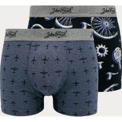 John Frank - Bokserki (2-pack). Bokserki męskie John Frank, bez wzorów, z elastanu. Za 79,90 zł.