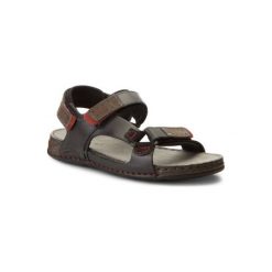 LASOCKI FOR MEN MI18-672-01. Czarne sandały męskie Lasocki For Men, ze skóry, bez zapięcia. Za 119,99 zł.
