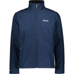 Krtka softshellowa "Carby" w kolorze granatowym. Niebieskie kurtki męskie Regatta Men, m, bez wzorów, z materiału, bez kaptura. W wyprzedaży za 159,95 zł.