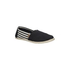 Espadryle damskie: Espadryle Mckey Czarne buty tomsy espadryle w paski DTN173/17BK